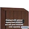 Salsbury Industries 2 Tier Designer Locker, 54"Wx76"Hx24"D, 6 Door, Mahogany 18-22364MAH - alternate 7